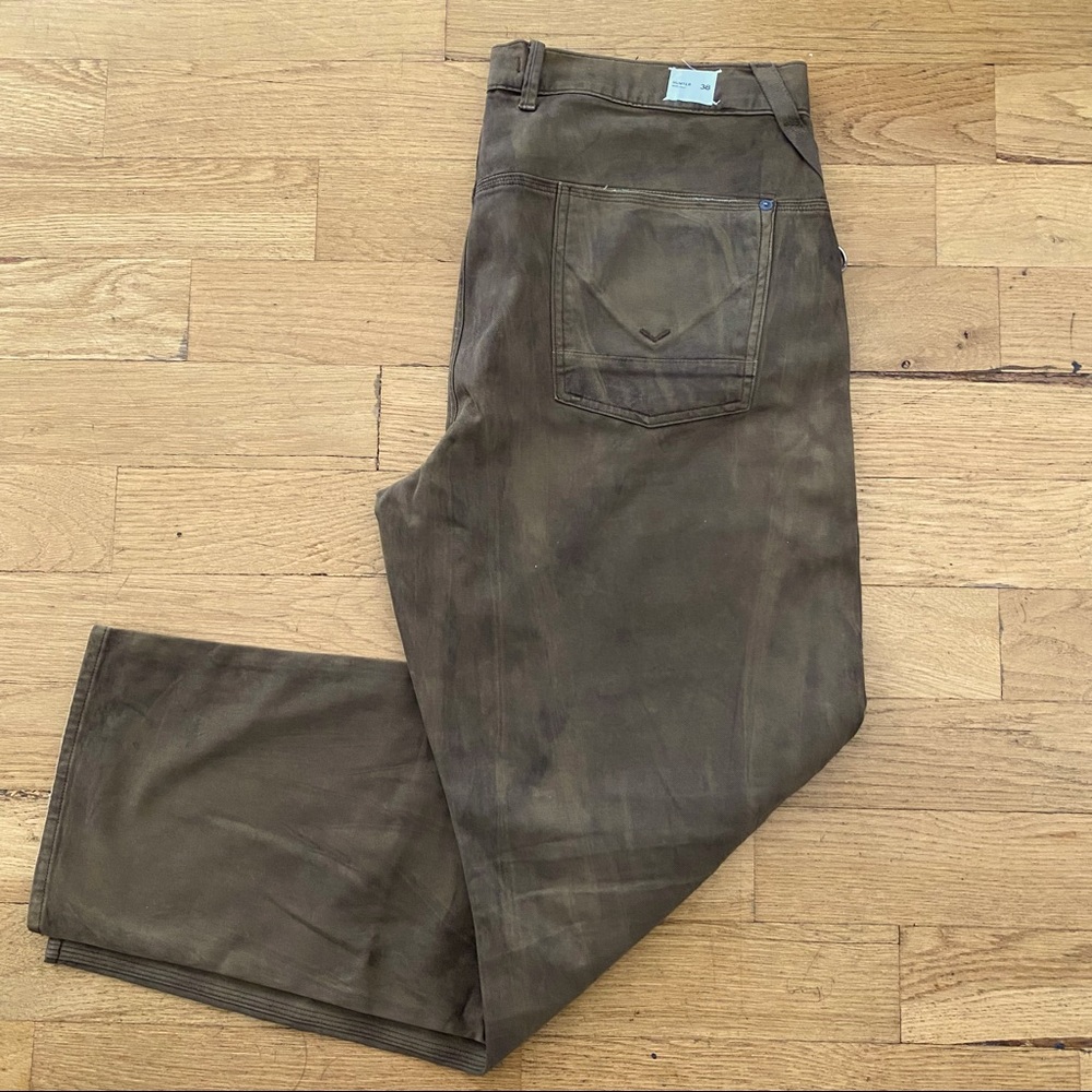 Hudson Jeans- Brown, Army green washed